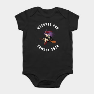 Witches for Kamala Harris 2024 Halloween Baby Bodysuit